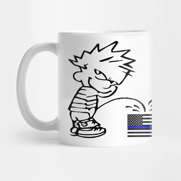 Calvin Blue Lives Matter by RevolutionToday